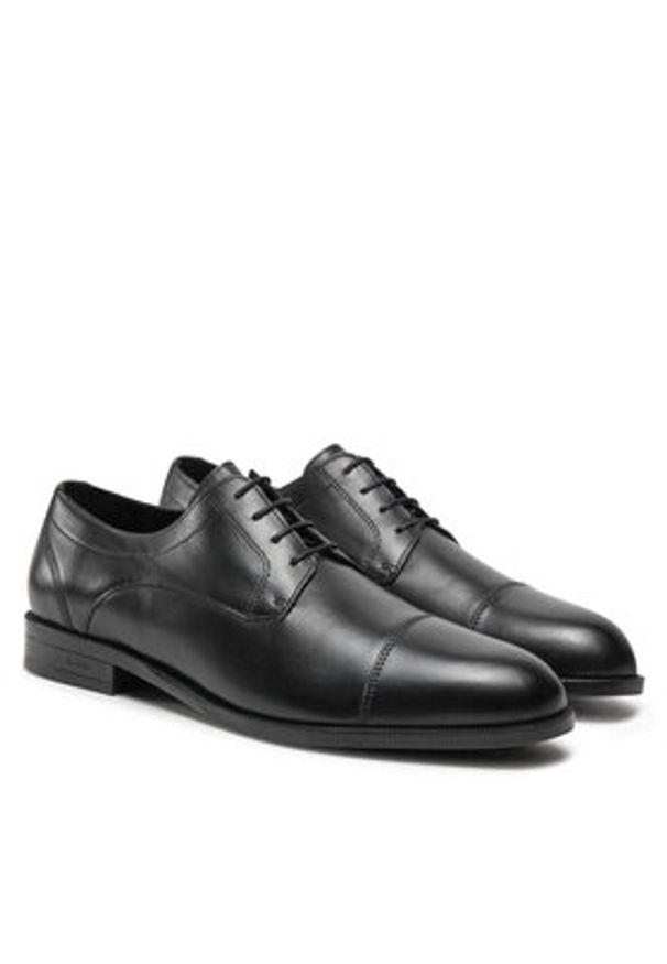 BOSS Półbuty Tayil Derb Tcitls 50536144 Czarny. Kolor: czarny. Materiał: skóra