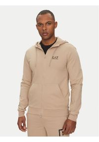 EA7 Emporio Armani Bluza 7M000568 AF13512 M1013 Beżowy Regular Fit. Kolor: beżowy. Materiał: bawełna #1