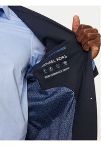 Michael Kors Marynarka MK0SB01003 Granatowy Slim Fit. Kolor: niebieski. Materiał: syntetyk