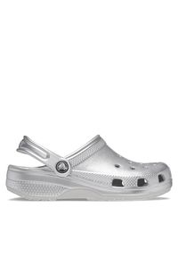 Klapki Crocs. Kolor: srebrny