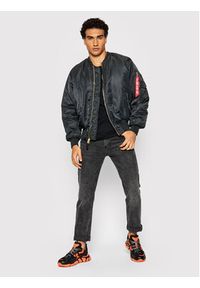 Alpha Industries Kurtka bomber Ma-1 100101 Czarny Regular Fit. Kolor: czarny. Materiał: syntetyk #6