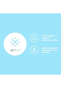 Koszulka damska New Balance WT41253AB8 – miętowa. Kolor: miętowy. Materiał: poliester. Długość rękawa: krótki rękaw. Długość: krótkie. Sport: fitness #5