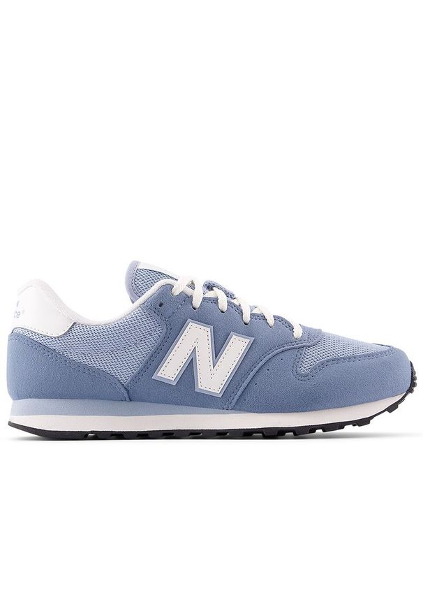 Buty damskie New Balance GW500BLS - niebieskie. Okazja: na co dzień. Kolor: niebieski. Materiał: zamsz. Szerokość cholewki: normalna