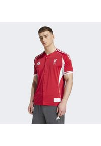 Adidas - Koszulka Liverpool FC US Pack. Kolor: czerwony. Sport: piłka nożna