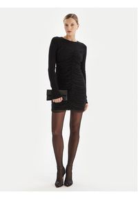 TwinSet - TWINSET Sukienka koktajlowa 252TT3261 Czarny Slim Fit. Kolor: czarny. Materiał: syntetyk. Styl: wizytowy #3