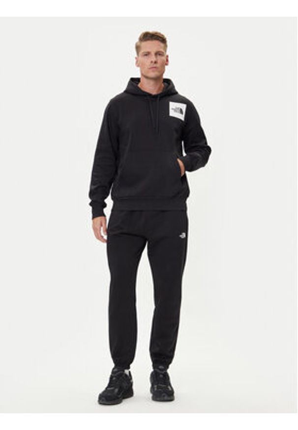 The North Face Bluza Fine NF0A89EU Czarny Regular Fit. Kolor: czarny. Materiał: syntetyk, bawełna