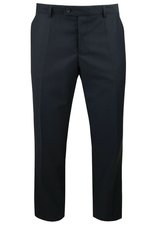 Męski, Taliowany Garnitur (Wesele, Studniówka) - Casino - Czarny. Kolor: czarny. Materiał: poliester, wiskoza. Wzór: gładki