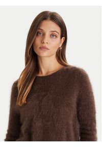 ViCOLO Sweter 22066F Brązowy Regular Fit. Kolor: brązowy. Materiał: kaszmir #4