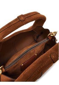 Coach Torebka Lana 19 CCY33 Brązowy. Kolor: brązowy. Materiał: zamszowe, skórzane #4