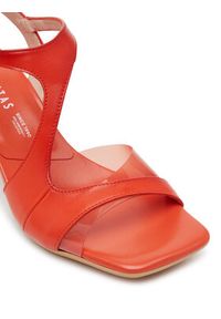 Hispanitas Sandały Danielle HV253913 Czerwony. Kolor: czerwony. Materiał: skóra