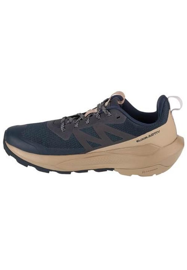 salomon - Buty do biegania męskie Salomon Elixir Active. Zapięcie: sznurówki. Kolor: niebieski, wielokolorowy. Materiał: materiał, tkanina, syntetyk. Szerokość cholewki: normalna. Sport: bieganie