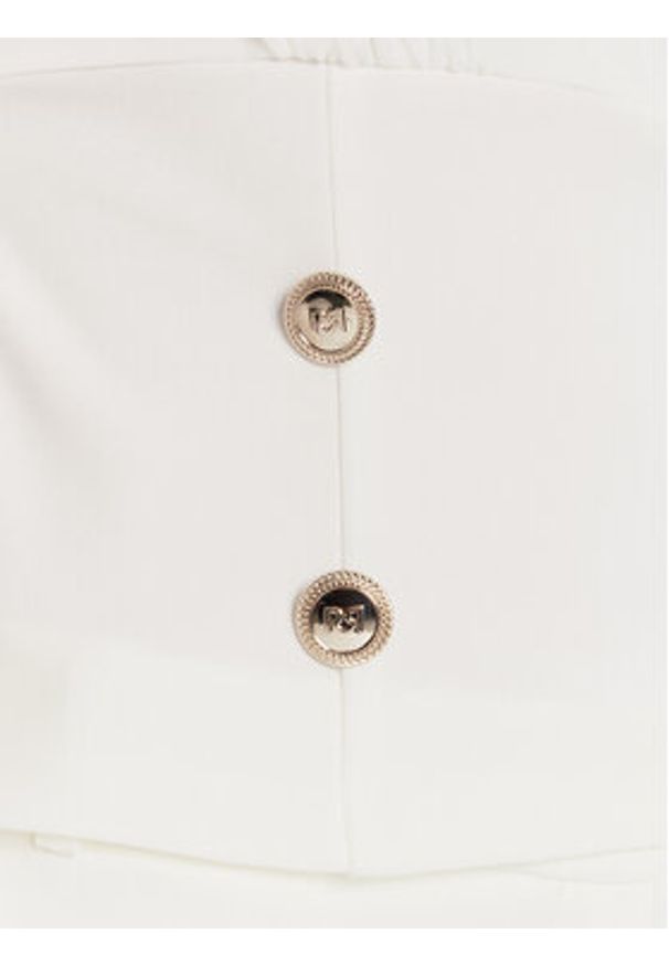 Rinascimento Bluzka CFC0126180003 Biały Regular Fit. Kolor: biały. Materiał: syntetyk