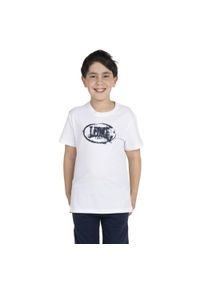 LEONE 1947 APPAREL - Podstawowy dziecięcy t-shirt z nadrukiem logo. Kolor: biały. Wzór: nadruk. Sport: joga i pilates