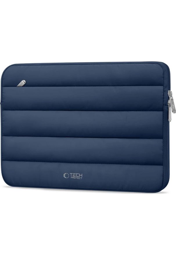 TECH-PROTECT - Etui Tech-Protect Fluffy Laptop 15-16 granatowy. Kolor: niebieski. Materiał: materiał. Styl: elegancki, casual