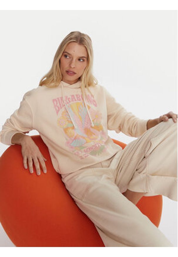 Billabong Bluza EBJSF00186 Żółty Regular Fit. Kolor: żółty. Materiał: bawełna
