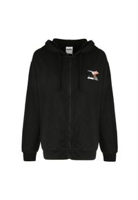 Diadora - Bluza damska DIADORA L. HOODIE FZ FLOSS L. Kolor: czarny