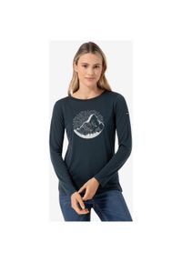 Koszulka z długim rękawem damska SUPER.NATURAL W Mountain Mandala Tree. Kolor: niebieski. Długość rękawa: długi rękaw. Długość: długie