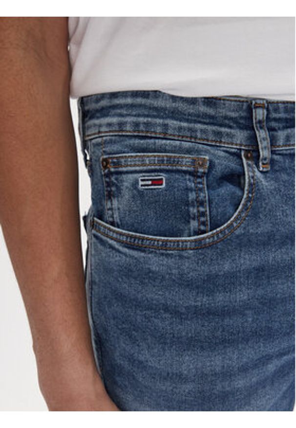 Tommy Jeans Jeansy Scanton DM0DM21378 Niebieski Slim Fit. Kolor: niebieski