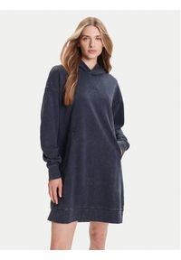 G-Star RAW - G-Star Raw Sukienka dzianinowa D27165-D969 Niebieski Relaxed Fit. Kolor: niebieski. Materiał: bawełna