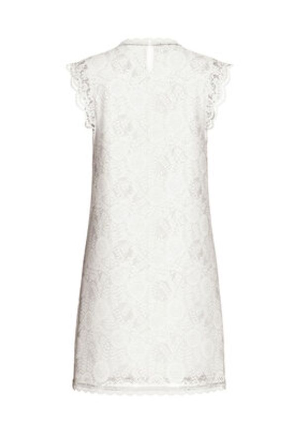Pieces Sukienka codzienna Olline 17146419 Biały Regular Fit. Okazja: na co dzień. Kolor: biały. Materiał: syntetyk. Typ sukienki: proste. Styl: casual