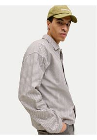 Jack & Jones Koszula Austin 12277479 Beżowy Loose Fit. Kolor: beżowy. Materiał: bawełna #5