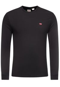 Levi's® Longsleeve Housemark Tee 72848-0009 Czarny Regular Fit. Kolor: czarny. Materiał: bawełna. Długość rękawa: długi rękaw