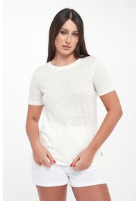 Ecoalf - T-shirt damski lniany Lane ECOALF. Materiał: len #1