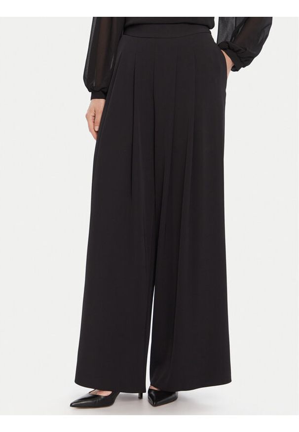 Rinascimento Spodnie palazzo CFC0125495003 Czarny Wide Leg. Kolor: czarny. Materiał: syntetyk