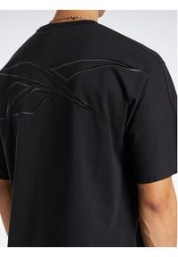 Reebok T-Shirt Basketball Heavyweight Pocket HU2012 Czarny Oversize. Kolor: czarny. Materiał: bawełna #4