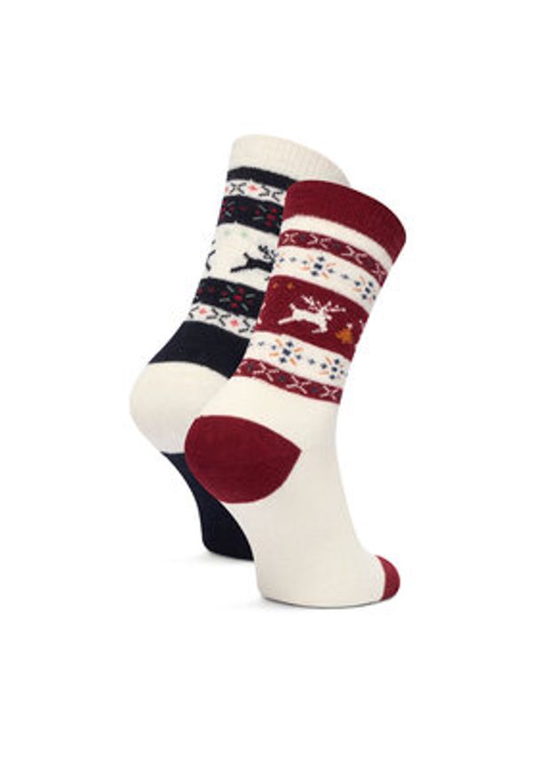 Gino Rossi - GINO ROSSI Skarpety długie CEO_BR_GR_002_W_AW25 (2 PACK) Kolorowy. Materiał: poliester. Wzór: kolorowy