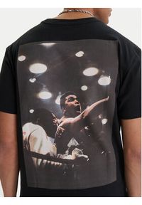 RVCA T-Shirt Va X Ali Ringside 23A353527 Czarny Regular Fit. Kolor: czarny. Materiał: bawełna #4