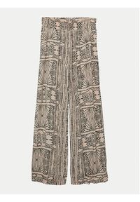 Vero Moda Spodnie palazzo Menny 10282478 Beżowy Wide Leg. Kolor: beżowy. Materiał: wiskoza