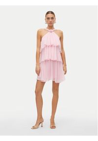 Vero Moda Sukienka koktajlowa Felicia 10329767 Różowy Regular Fit. Kolor: różowy. Materiał: syntetyk. Styl: wizytowy #5
