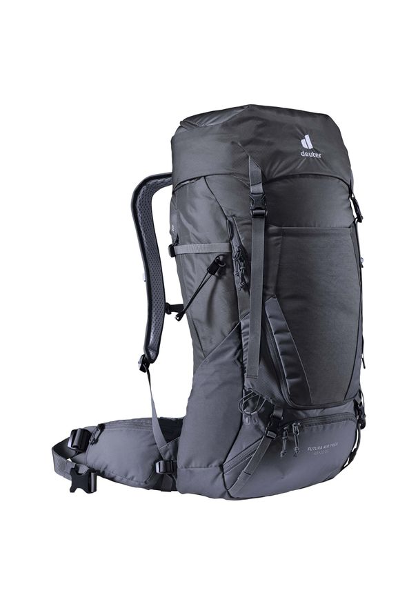 Plecak trekkingowy damski Deuter Futura Air Trek 45+10 SL. Kolor: wielokolorowy, szary, czarny. Styl: sportowy