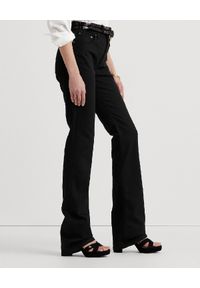 Lauren Ralph Lauren - LAUREN BY RALPH LAUREN - Czarne spodnie z wysokim stanem. Stan: podwyższony. Kolor: czarny. Długość: długie #5