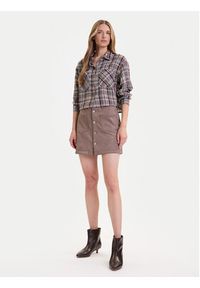 only - ONLY Koszula Riley 15351443 Szary Regular Fit. Kolor: szary. Materiał: wiskoza #5