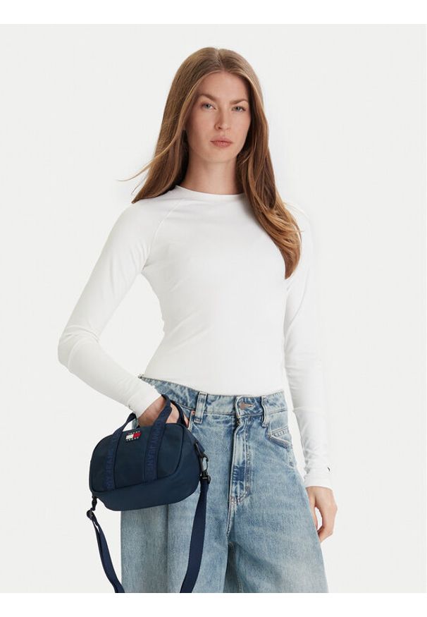 Tommy Jeans Torebka Tjw Ess Daily Crossover AW0AW17889 Granatowy. Kolor: niebieski