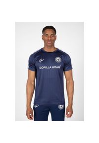 GORILLA WEAR - Koszulka fitness męska Gorilla Wear Stratford T-shirt. Kolor: niebieski. Sport: fitness