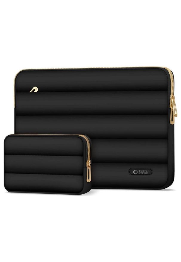 TECH-PROTECT - Wsuwka Tech-Protect Puffy 15''-16'' czarny. Kolor: czarny. Materiał: materiał. Styl: elegancki, casual