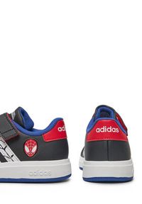 Adidas - adidas Sneakersy Marvel's Spider-Man Grand Court JS0742 Czarny. Kolor: czarny. Materiał: skóra. Wzór: motyw z bajki #3