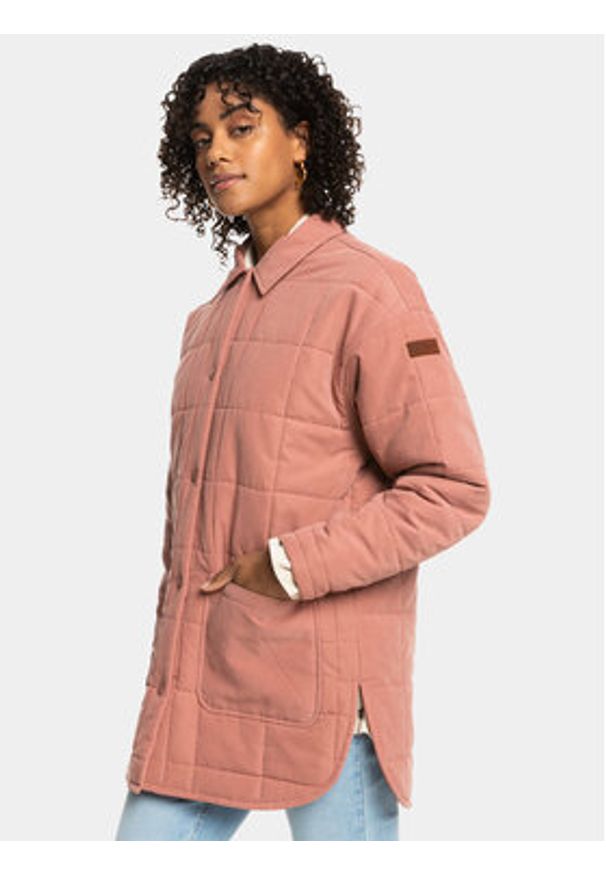 Roxy Kurtka przejściowa Next Up Jckt ERJJK03568 Pomarańczowy Regular Fit. Kolor: pomarańczowy. Materiał: syntetyk