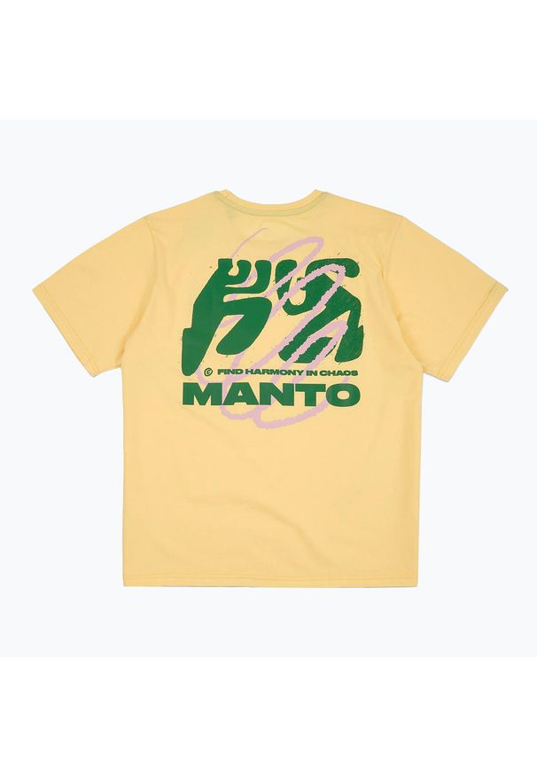 Koszulka damska MANTO Harmony Oversize. Kolor: żółty. Sport: fitness