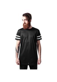 Urban Classics - Koszulka Urban Classic Stripe meh. Kolor: czarny, biały, wielokolorowy #1