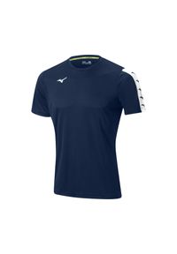 Koszulka Mizuno Nara Tee. Kolor: niebieski. Sport: fitness #1