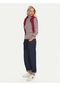 Robe di Kappa Golf 64114XW Biały Regular Fit. Typ kołnierza: golf. Kolor: biały. Materiał: wełna