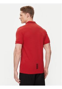 EA7 Emporio Armani Polo 8NPF06 PJ04Z 1461 Czerwony Regular Fit. Typ kołnierza: polo. Kolor: czerwony. Materiał: bawełna #4