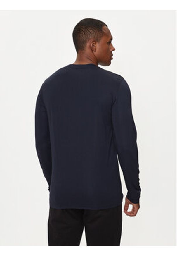 EA7 Emporio Armani Longsleeve 8NPT17 PJRGZ 1562 Granatowy Regular Fit. Kolor: niebieski. Materiał: syntetyk. Długość rękawa: długi rękaw