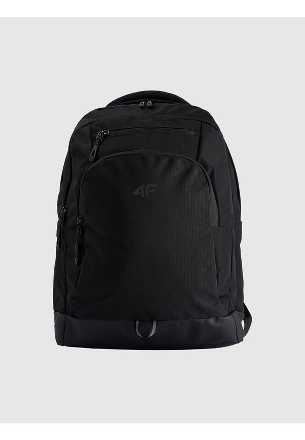 4f - 4F Plecak miejski (25 L) z kieszenią na laptop - czarny Uniwersalny. Kolor: czarny. Materiał: materiał. Styl: casual