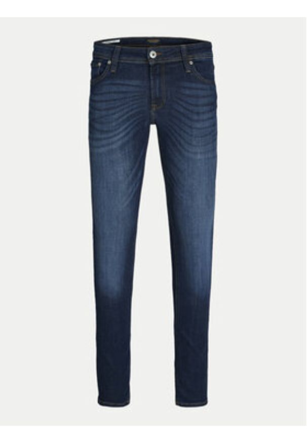 Jack & Jones Jeansy Liam 12110056 Granatowy Skinny Fit. Kolor: niebieski