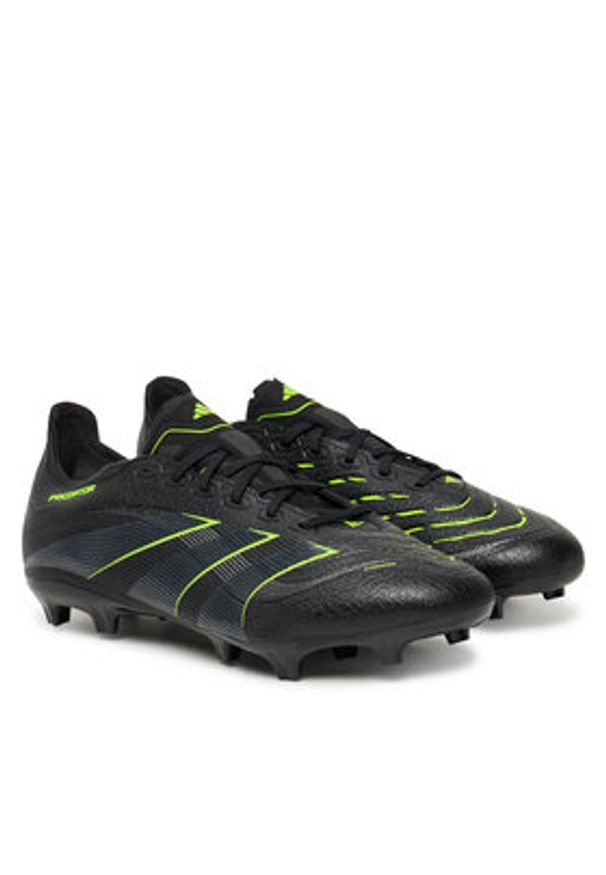 Adidas - adidas Buty do piłki nożnej Predator League JI1118 Czarny. Kolor: czarny. Materiał: skóra